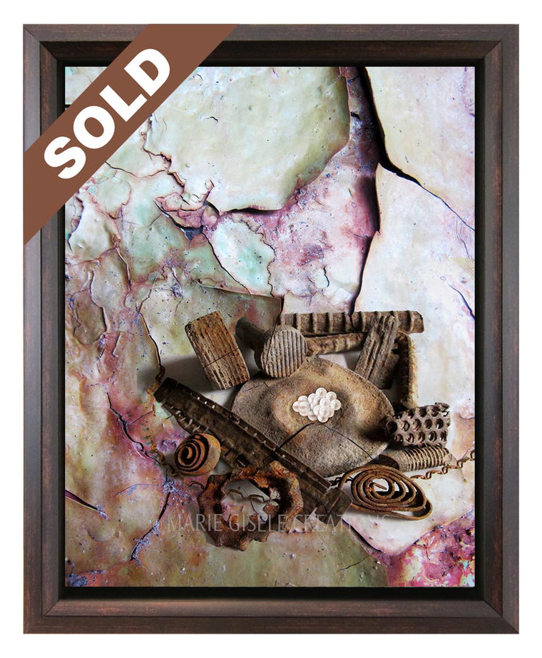 Abstract Rusted Metal Art