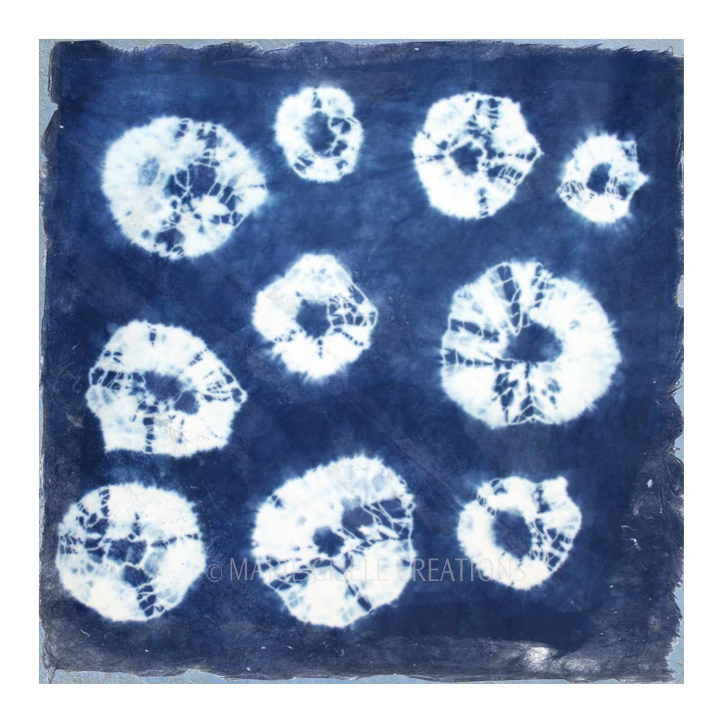 Blue Shobori Fabric III