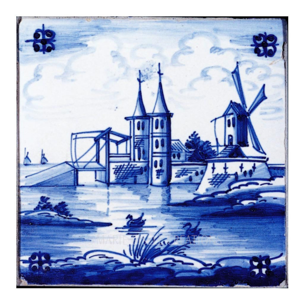 Blue Dutch Tile II