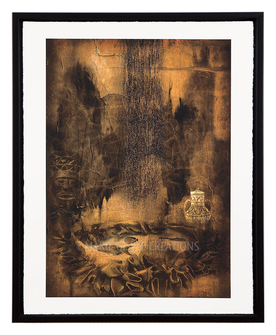 Gold Abstract Landscape II