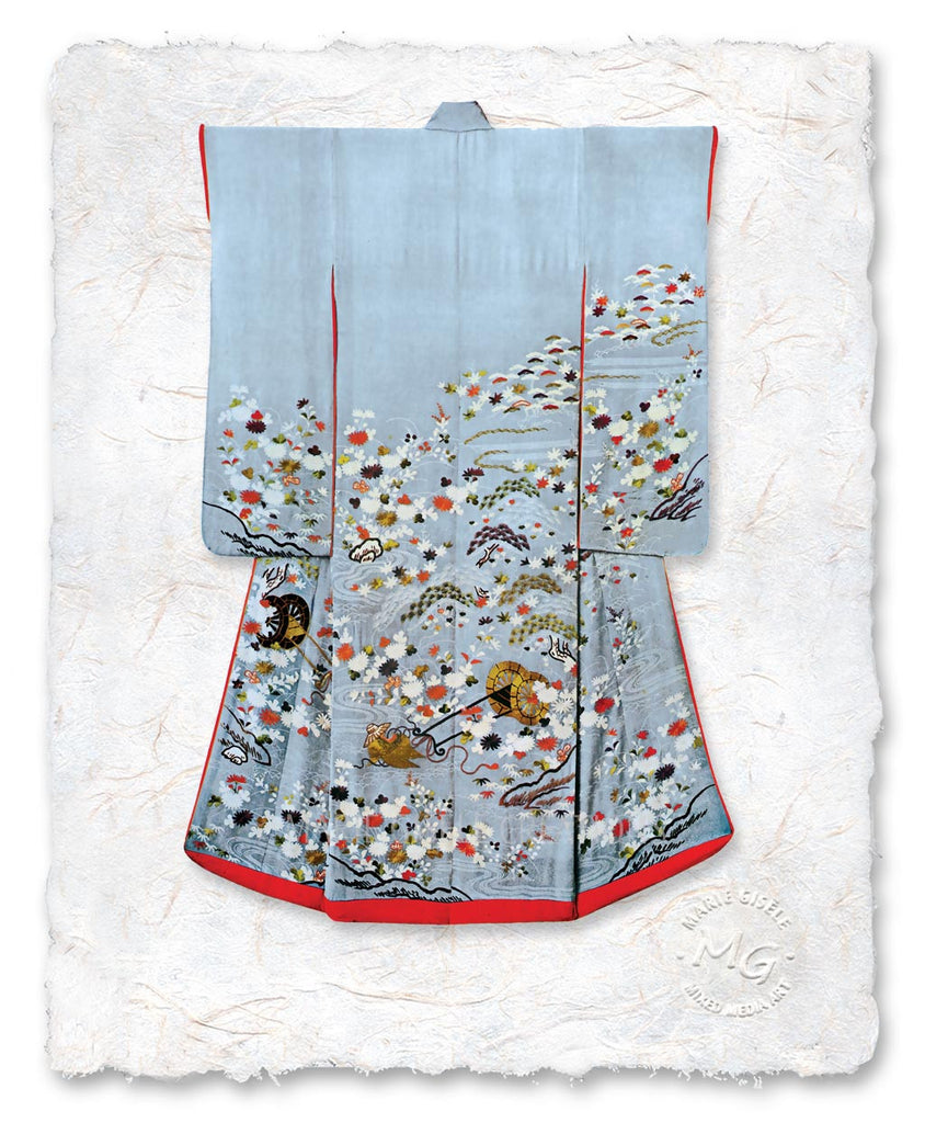 Pale Blue Kimono