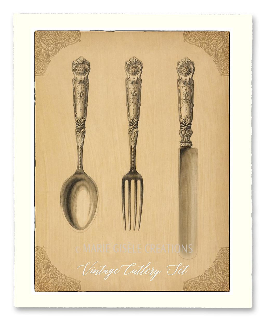 Kitchen - Antique Cutlery Set