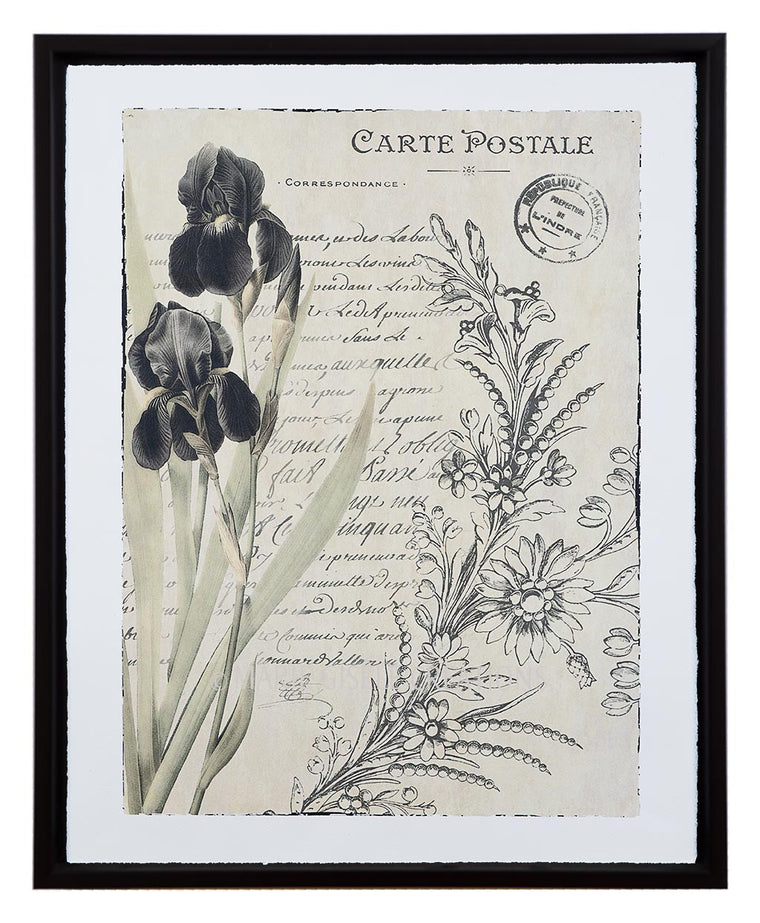 Vintage Floral Script I